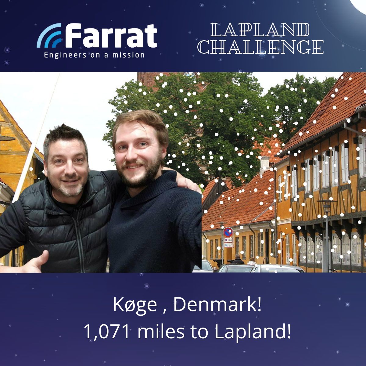 Wir haben die Hälfte unserer gesponserten Mission nach Lappland erreicht 2021