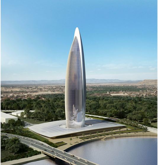 Zusammenarbeit mit einem internationalen Designteam zur Erreichung der höchsten Energieeffizienz- und Nachhaltigkeitsstandards für ein aufregendes neues Hochhaus in Marokkos City of Light