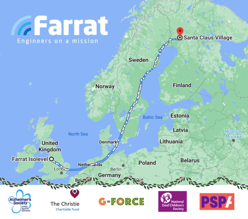 Auf einer Mission: nach Lappland und zurück noch vor den Weihnachtsferien!